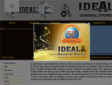 Tablet Screenshot of idealgeneralstores.com
